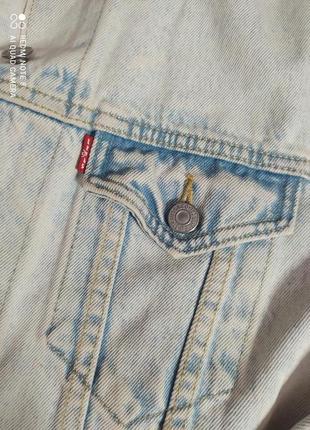 Джинсова куртка levis 3