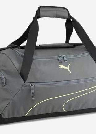 Сумка puma fundamentals sports bag m 57l сірий уні 29х28х60 см