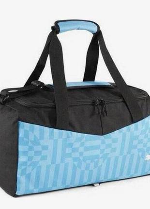 Сумка puma individualrise small bag 26l чорний, блакитний уні 47х23х24 см
