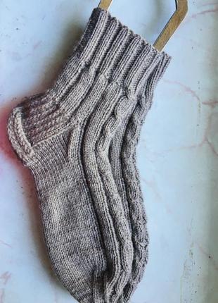 Вязаные носки для мужчин ручной работы