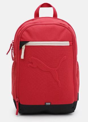 Рюкзак puma buzz youth backpack bag 10l чорний, червоний уні 24x11x36 см