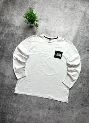 Лонгслив the north face longsleeve box logo