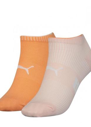 Шкарпетки puma sneaker structure 2p women персиковий, рожевий жін 39-42