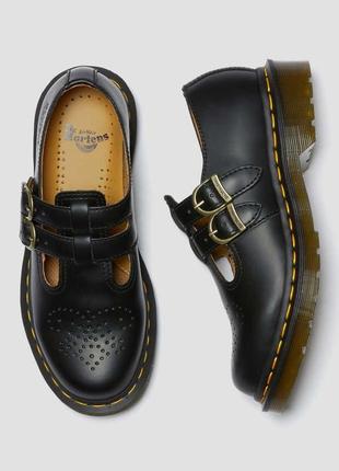 Стильные кожаные туфли dr. martens mary jane