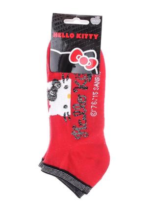 Шкарпетки hello kitty socks червоний жін 36-41 арт 13890128-82 фото