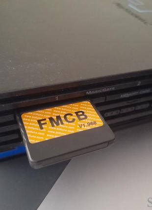 Ps2 картка пам'яті 64 mb free mc boot sony playstation 2 memory card для запуска ігор fmcb1 фото