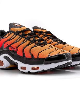 Кроссовки nike air max tn plus black orange