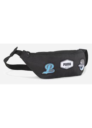 Сумка на пояс puma patch waist bag 1,5l чорний уні 32х12,5х9 см