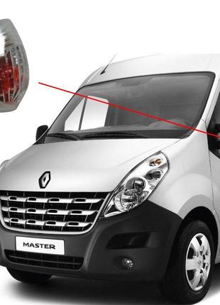 Лівий повторювач повороту у дзеркало renault master 3/opel movano b 2010+