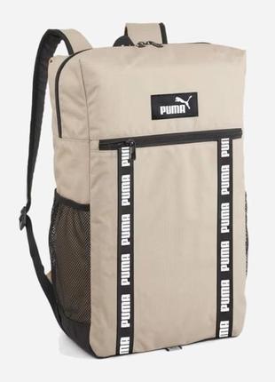 Рюкзак puma evoess box backpack 24l чорний, бежевий уні 30x15x48 см