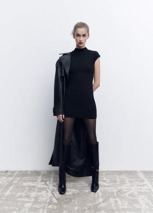 Черное платье zara