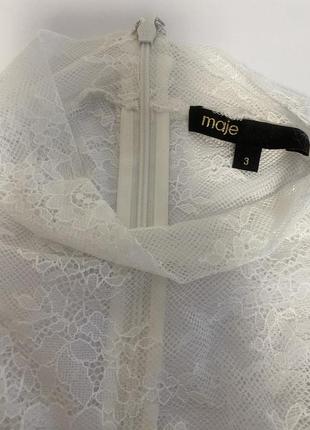 Maje (3) кружевная блузка8 фото