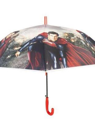Уценка. зонтик детский "супермен" - согнута спица