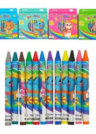 Набір воскових олівців "crayons" (12 шт)