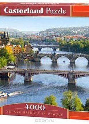 Пазли "мости над влтавою, чехія" (4000 елементів)