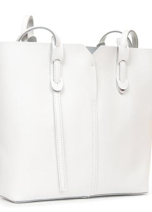 Жіноча шкіряна сумка сумочка зі шкіри шопер шкіряний3 фото