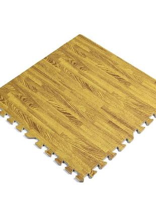 Підлога пазл - модульне підлогове покриття 600x600x10мм жовте дерево (мр7) sw-00000210