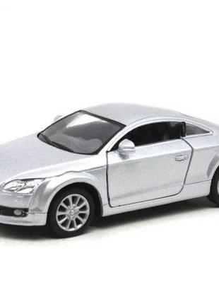 Машинка kinsmart "audi tt coupe 2008", срібляста