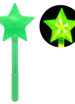 Палочка-светяшка "звезда", зеленый