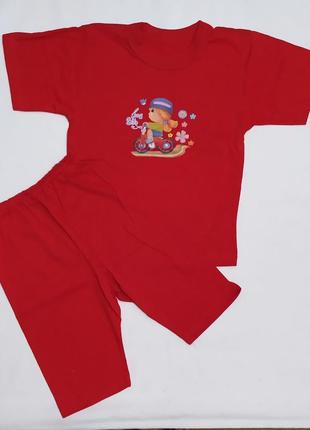 Дитячий літній костюм комплект фокус на дівчинку 34501