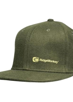 Кепка ridgemonkey apearel dropback snapback cap green1 фото