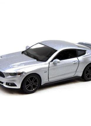 Машинка kinsmart ford mustang gt сріблястий