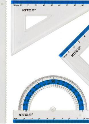 Набор линеек "ruler set", голубой1 фото