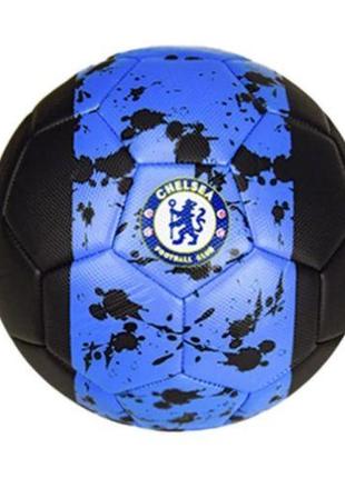 Мяч футбольный №5 "челси", синий