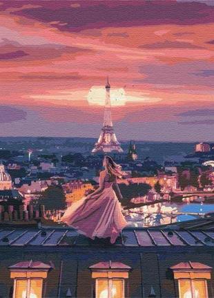 Картина по номерам "фантастический вечер в париже" ★★★