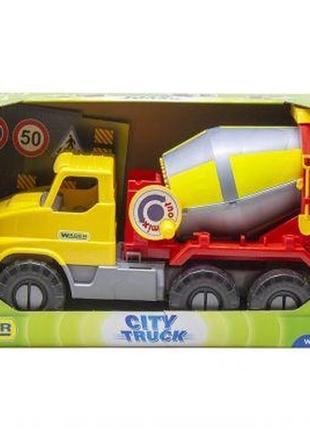 Грузовик "city truck" бетономешалка в коробке