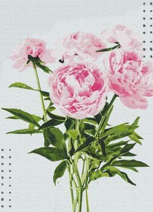 Картина по номерам "букет розовых пионов" 40x50 см