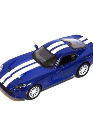 Машинка kinsmart srt viper gts (синяя)