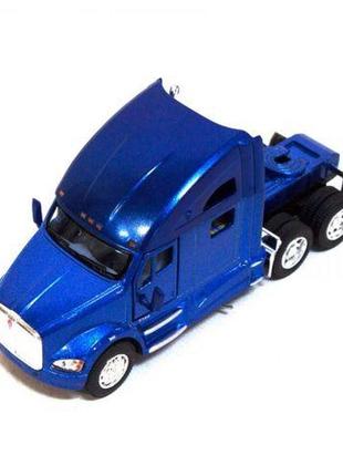 Машинка kinsmart "kenworth t700" (синяя)