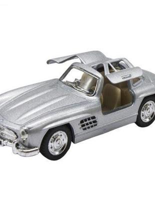 Машинка kinsmart "mercedes-benz 300 sl" (серебристая)