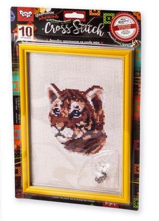 Вышивка крестиком на канве "cross stitch: тигр"