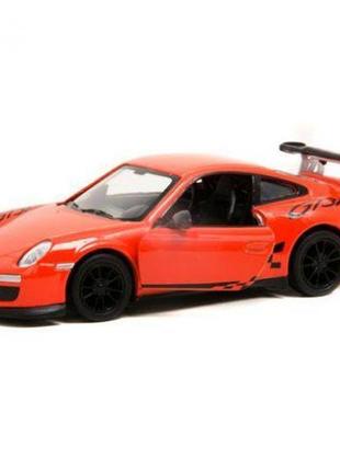 Машинка kinsmart "porsche 911 gt3 rs" (помаранчева)