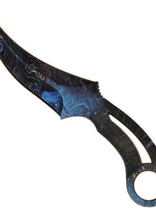 Сувенирный деревянный нож "фанг damask""