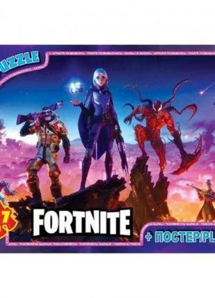 Пазлы "fortnite", 117 элементов + плакат