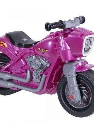 Мотоцикл 2-х колісний рожевий