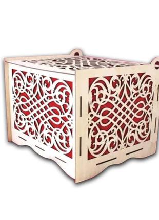 Скринька woodcraft  для весільного бюджету 51х40х38см