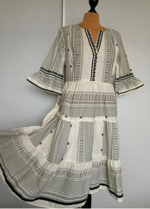 Платье вышиванка в стиле бохо от f&f