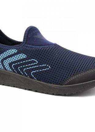 Чоловічі кросівки із сітки 41 розмір. літні кросівки, мякі кросівки сітка. модель 17621. колір: синій