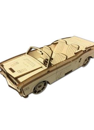 Детский конструтор woodcraft из дерева автомобиль 15.5см