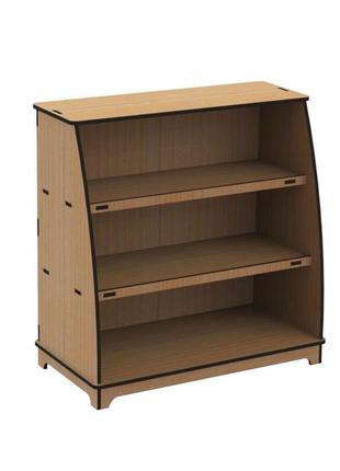 Органайзер для косметики woodcraft из дерева 28х14х26 см