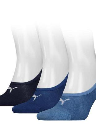 Шкарпетки puma footie 3p unisex синій уні 39-42