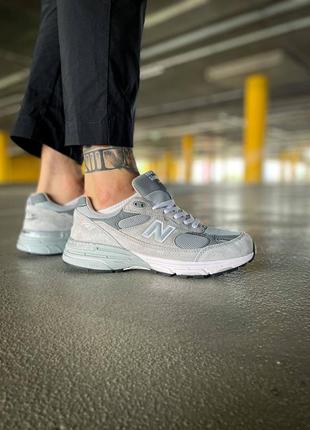 Чоловічі кросівки new balance 993 grey нью беланс сірого кольору