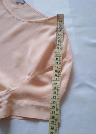 Натуральный шелк, нежный 🍑 персик, блузка10 фото