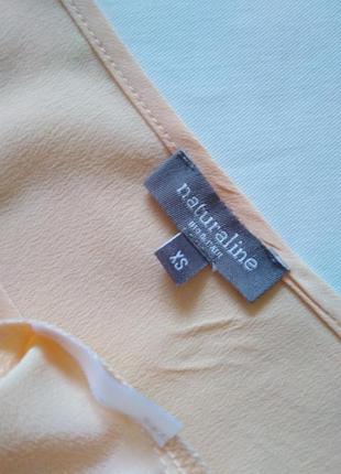 Натуральный шелк, нежный 🍑 персик, блузка5 фото