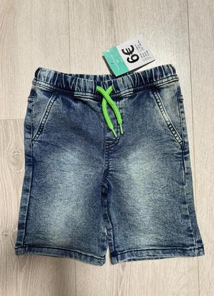 Детские джинсовые шорты на рост 116 см2 фото