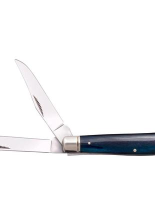 Ніж cold steel mini trapper blue bone1 фото